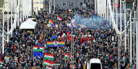 Protesters Protesting Against The Pride Ban Block A Bridge For The 3rd Week