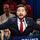 Bowen Yang as JD Vance during the “Pre-Election” Cold Open on Nov. 2, 2024.