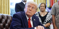 Image: President Trump Signs Executive Orders In The Oval Office