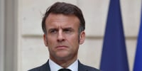 France's President Emmanuel Macron speaks at the Elysee Presidential Palace in Paris on March 28, 2025.