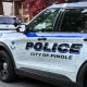 A Pinole Police Department vehicle. on a street