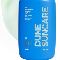 DUNE SUNCARE The Bod Guard - Clear Invisible Gel Body Sunscreen - Broad Spectrum Reef Safe SPF 30 Protection, 72 Hour Hydration, 40 Mins. Water Resistant, Non-Greasy, Great for Oily Skin (8.4 Fl Oz)